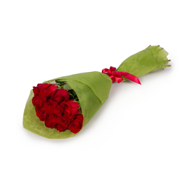 Букет из красных роз в фетре Тихвин Ленинградская область