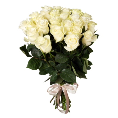 Букет цветов белые розы Тихвин Ленинградская область