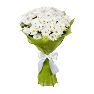 Пышный букет из хризантем – элегантность в каждом лепестке Тихвин Ленинградская область